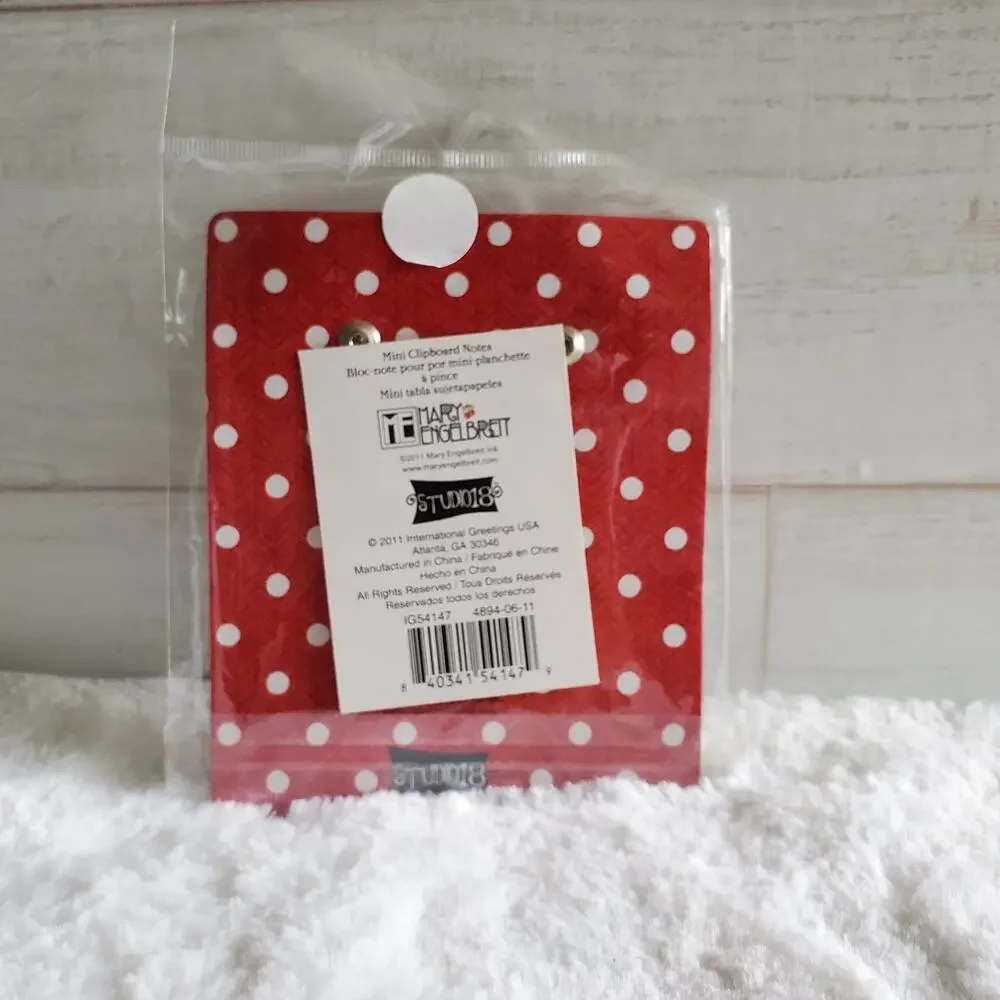 Mary Engelbreit Mini Clipboard Notes